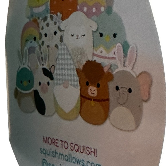 SQUISHMALLOW CALTON THE HIGHLAND COW 2022 EASTER 4.5” NEW WITH TAGS - Picture 8 of 11
